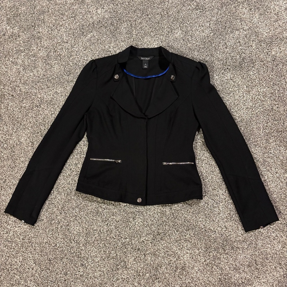 White House Black Market and Black Women's Jacket - Size 6